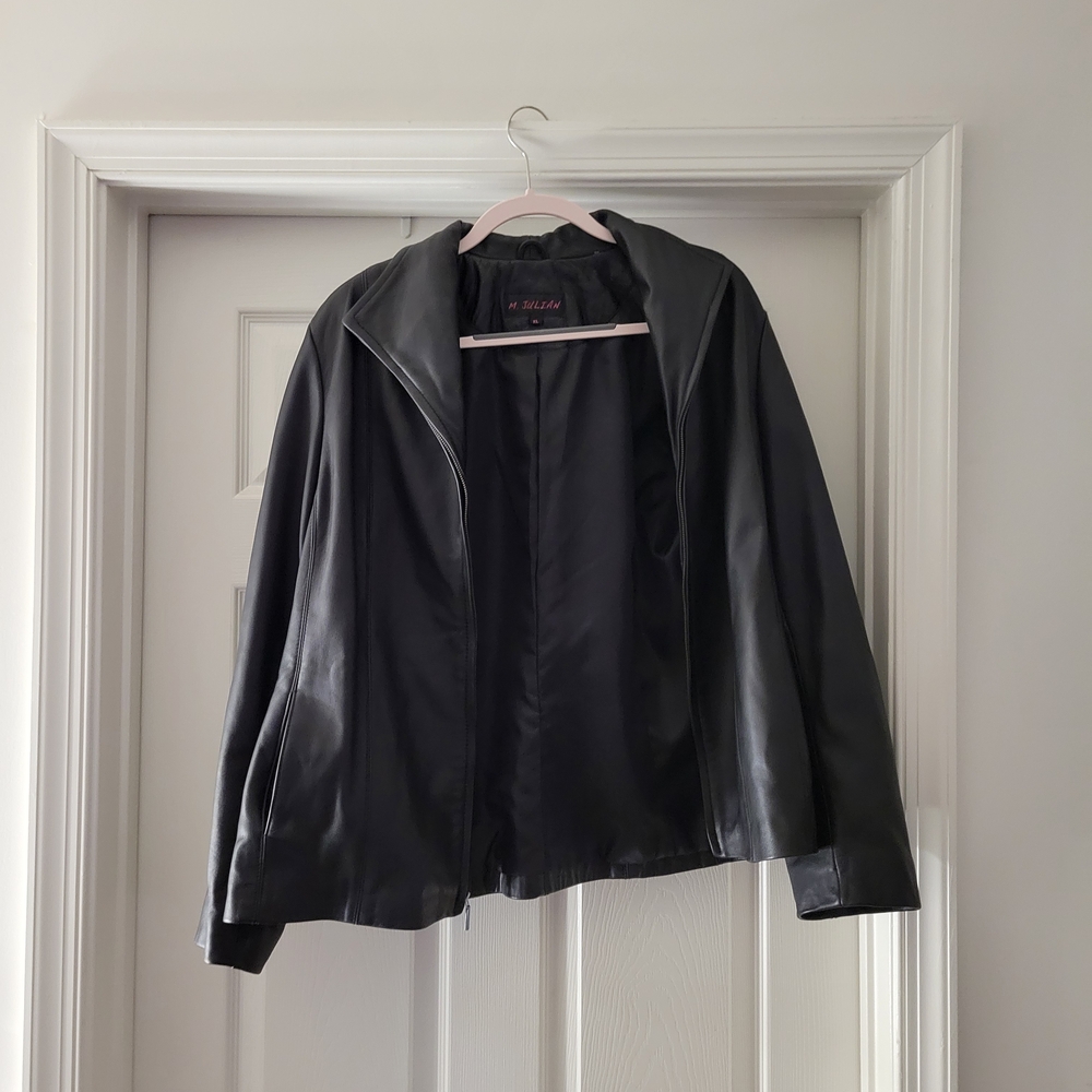 Women's Black Leather Jacket